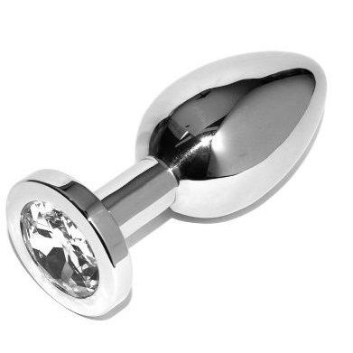Plug Anale in Acciaio con Cristallo Metal Hard Diamond — 5,71 cm