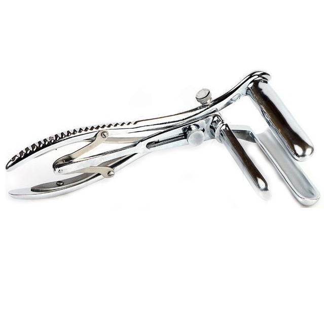 Speculo Anale Triplo Metal Hard — Acciaio Chirurgico Regolabile
