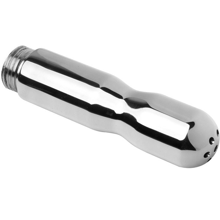 Doccia Anale Vaginale Metal Hard — Acciaio, 10,16 cm