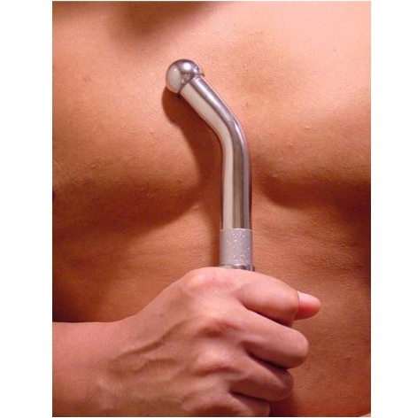 Doccia Intima Anale Vaginale Metal Hard — Acciaio, 20 cm