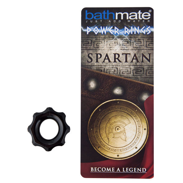 Anello Fallico Vibrante Bathmate Spartan — TPR, Nero