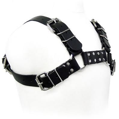 Imbracatura BDSM Bull Dog Leather Body — Nera