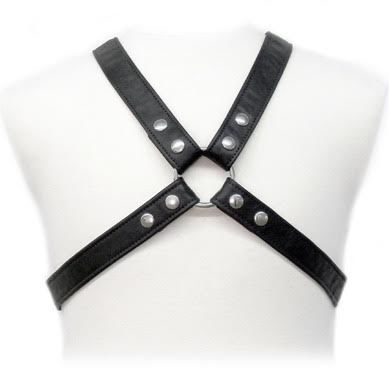 Imbracatura BDSM Leather Body Lasic — Vestito in Pelle