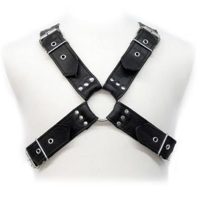 Imbracatura BDSM Leather Body — Fibbie Regolabili