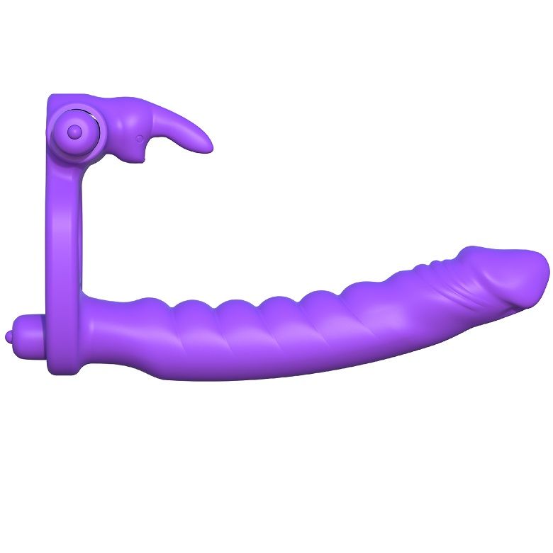 Anello Fallico Doppia Penetrazione Fantasy C-Ringz — Silicone