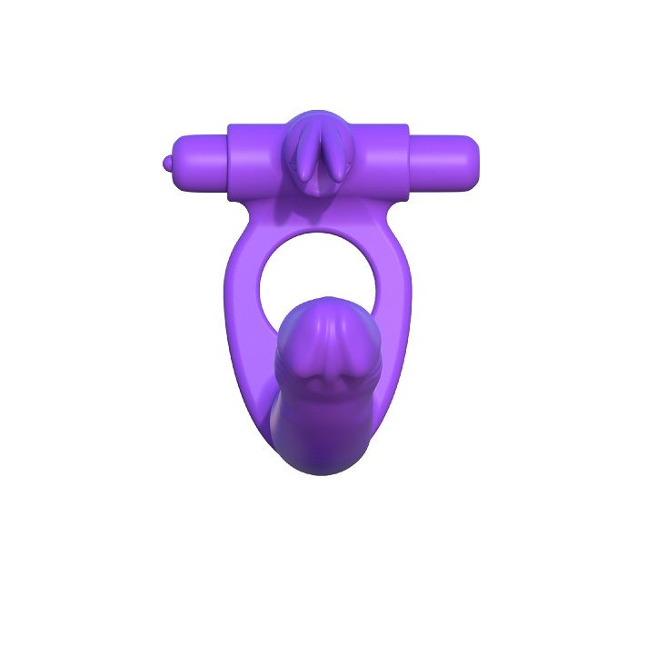 Anello Fallico Doppia Penetrazione Fantasy C-Ringz — Silicone