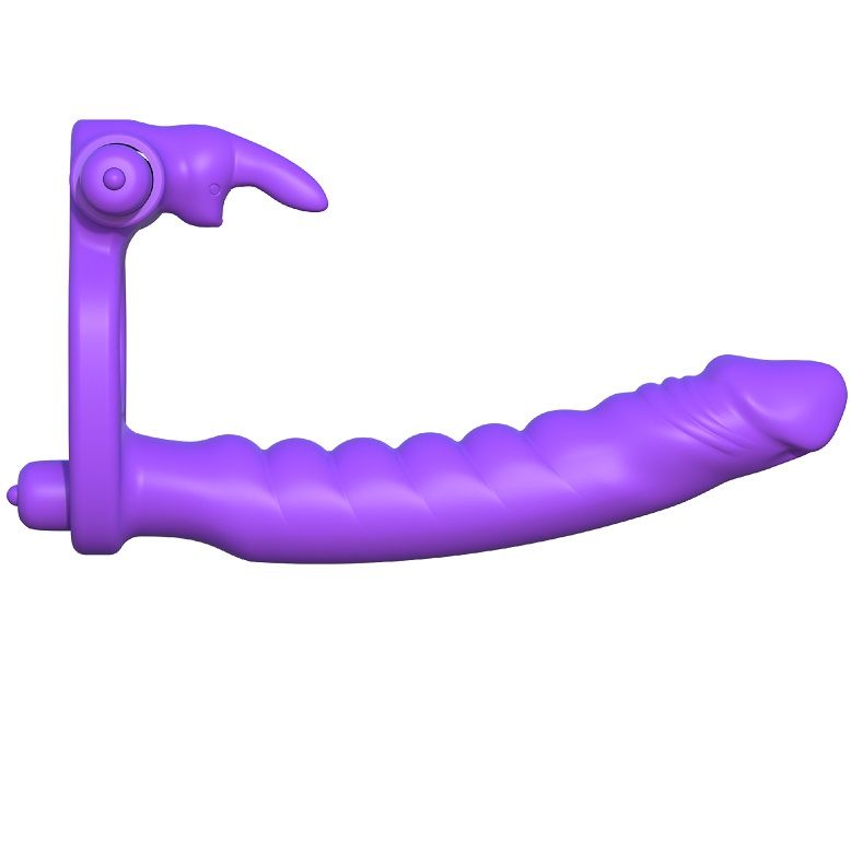 Anello Fallico Doppia Penetrazione Fantasy C-Ringz — Silicone