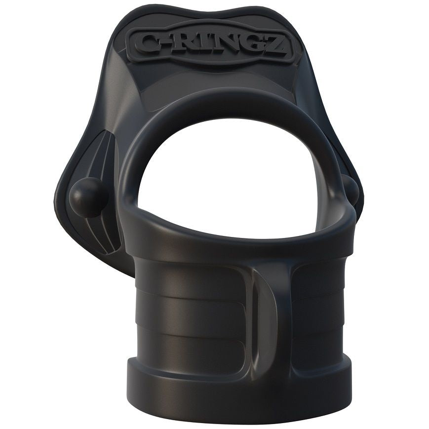 Cockring FANTASY C-RINGZ Rock Hard Ring & Ball Stretcher — Nero
