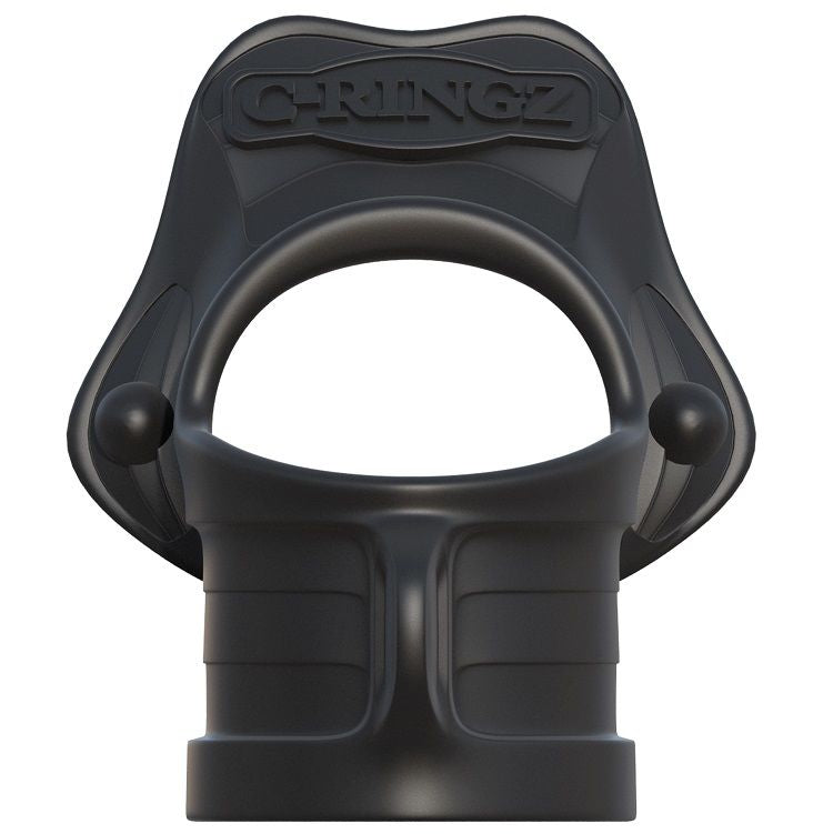 Cockring FANTASY C-RINGZ Rock Hard Ring & Ball Stretcher — Nero