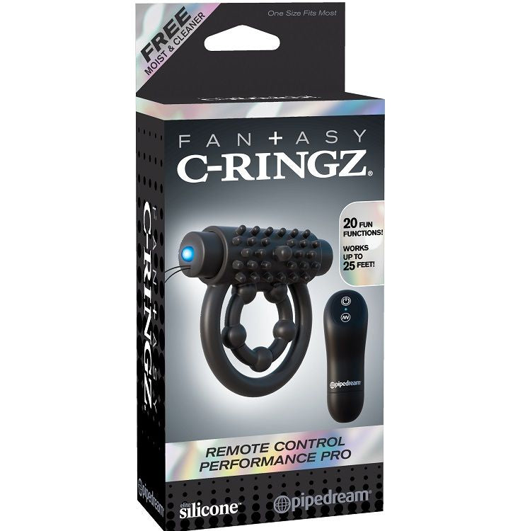 Anello Fallico Vibrante con Telecomando Fantasy C-Ringz Performance Pro