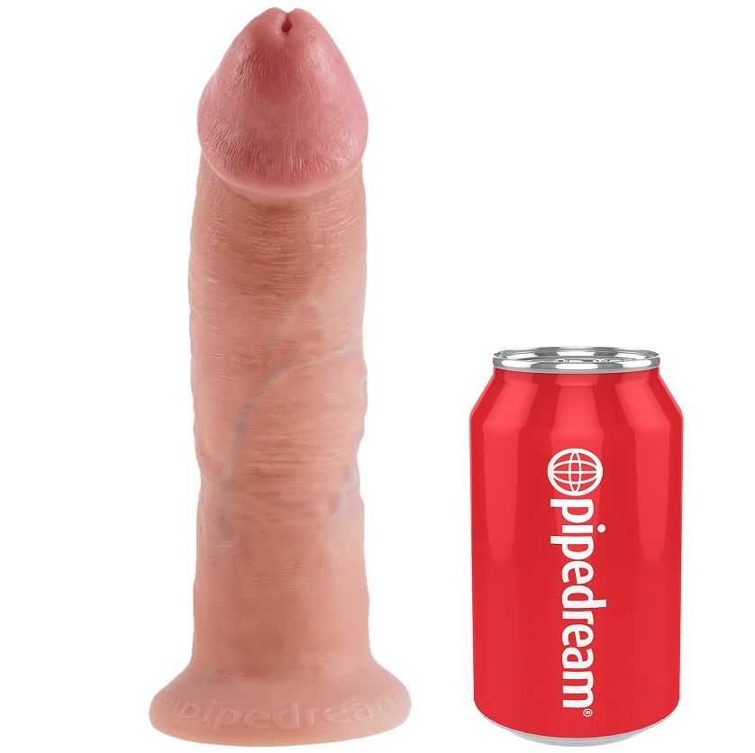 Imbracatura Pene KING COCK con Dildo Realistico 22.9cm — Nero