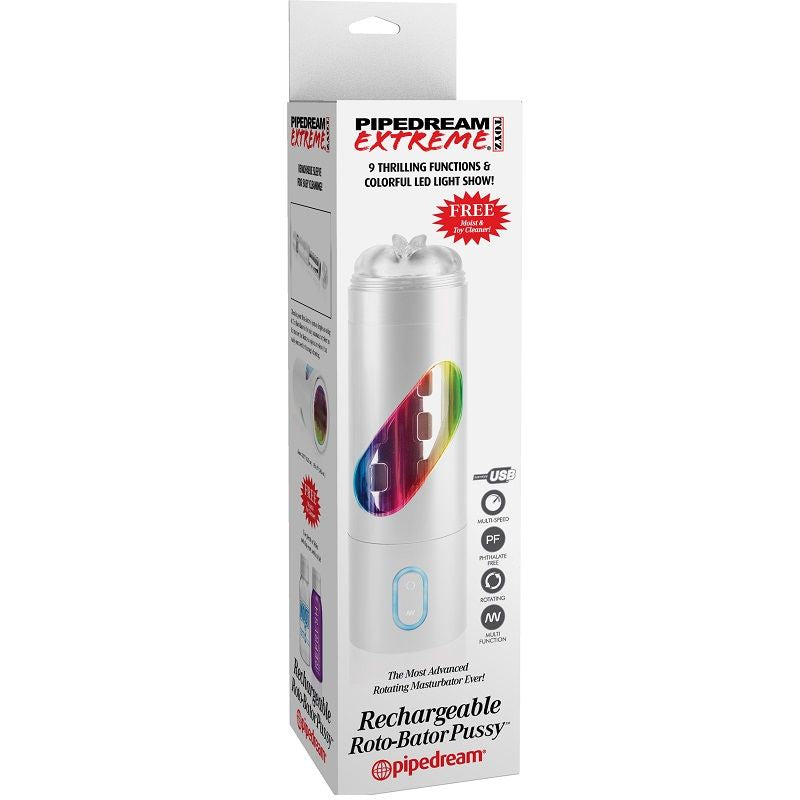 Masturbatore Maschile Rotante USB Extreme Toyz Roto-Bator