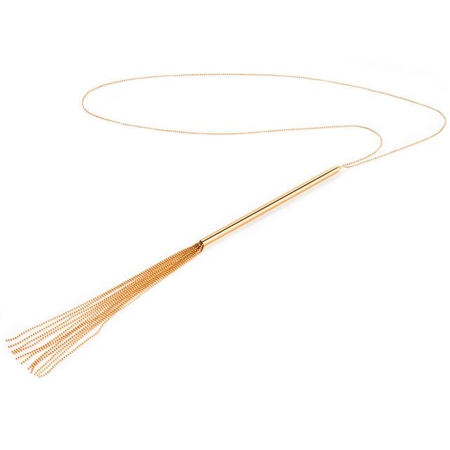 Collare BDSM con Frusta Bijoux Magnifique — Catena in Metallo