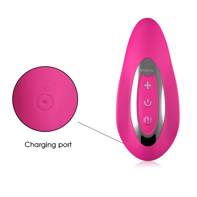 Vibratore Stimolatore Intelligente Nalone Curve — Silicone
