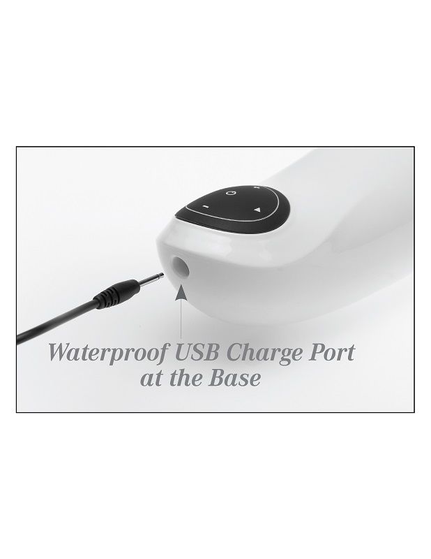 Masturbatore Maschile Vibrante PDX Mega Bator — USB, Vagina