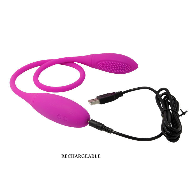 Vibratore Rabbit Doppio Pretty Love Snaky Deluxe — 7 Modalità