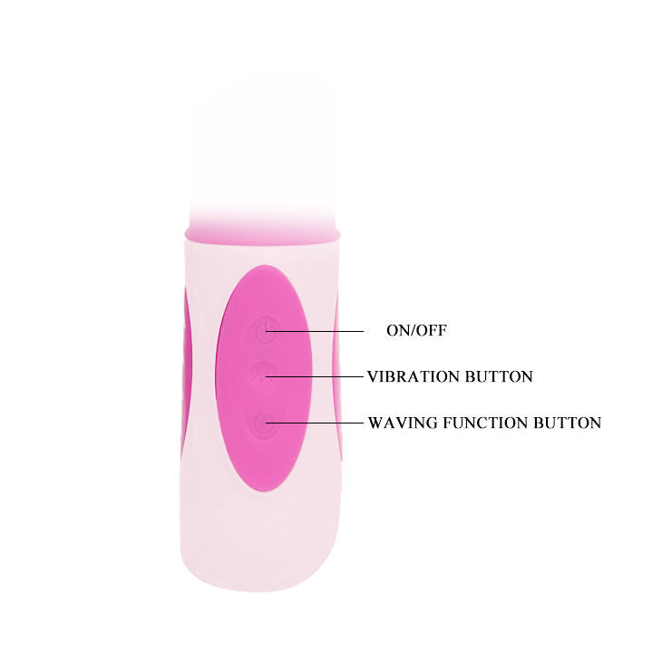 Vibratore Rabbit Triplo Baile Pretty Bunny — 12 Velocità, TPR