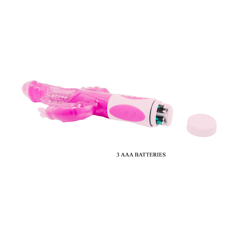 Vibratore Rabbit Triplo Baile Pretty Bunny — 12 Velocità, TPR