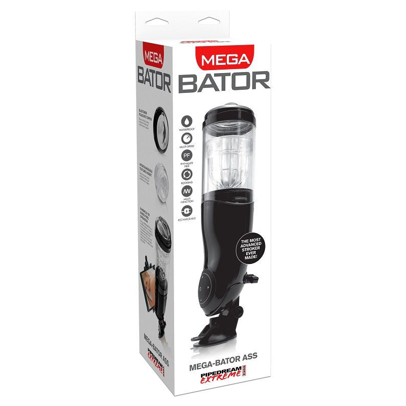 Masturbatore Maschile Vibrante PDX Mega Bator — Ano, USB