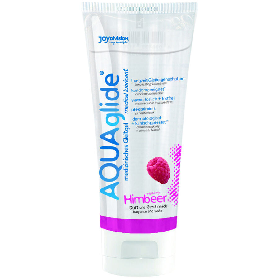 Lubrificante Intimo Base Acqua Joydivision Aquaglide — Lampone 100 ml