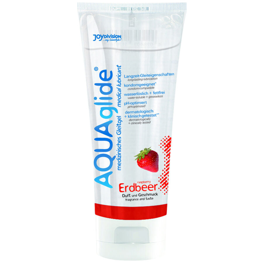 Lubrificante Intimo Base Acqua Joydivision Aquaglide Fragola — 100 ml