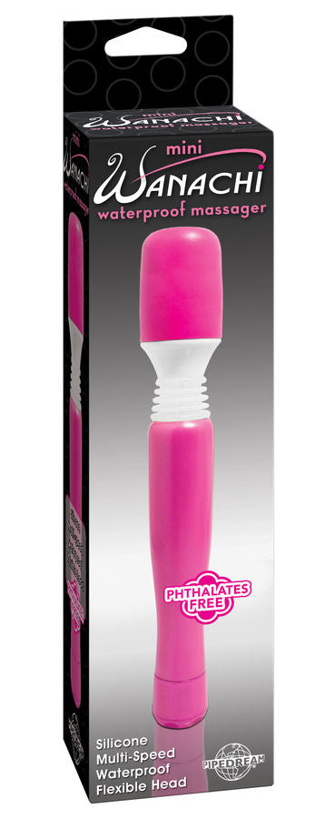 Vibratore Wand Wireless Wanachi Mini — Silenzioso, Nero