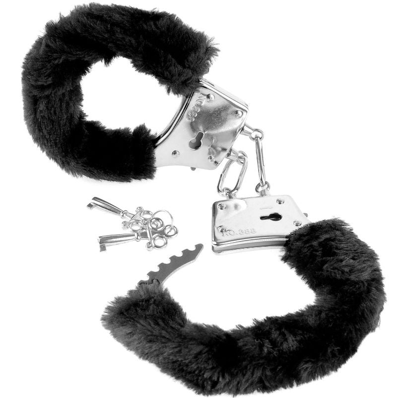 Manette BDSM Morbide Fetish Fantasy Series — Polsini Felpati Neri