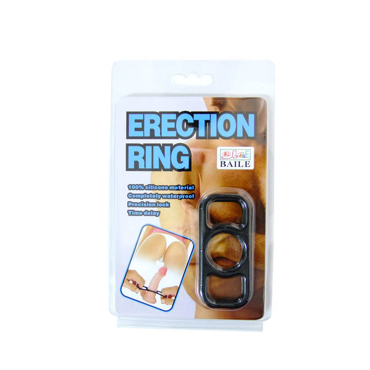 Anello Fallico Ritardante Baile — Silicone, Set 3 Pezzi