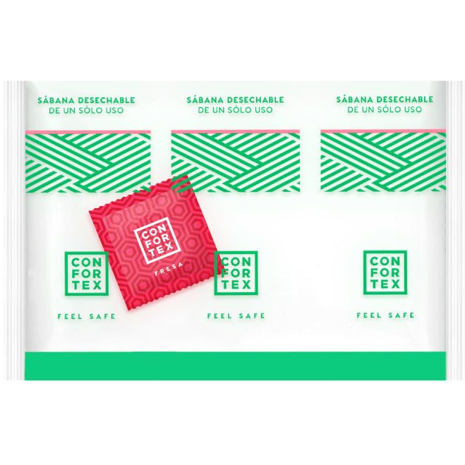 Lenzuolo Monouso Igienico Confortex — 150x200 cm + Preservativo