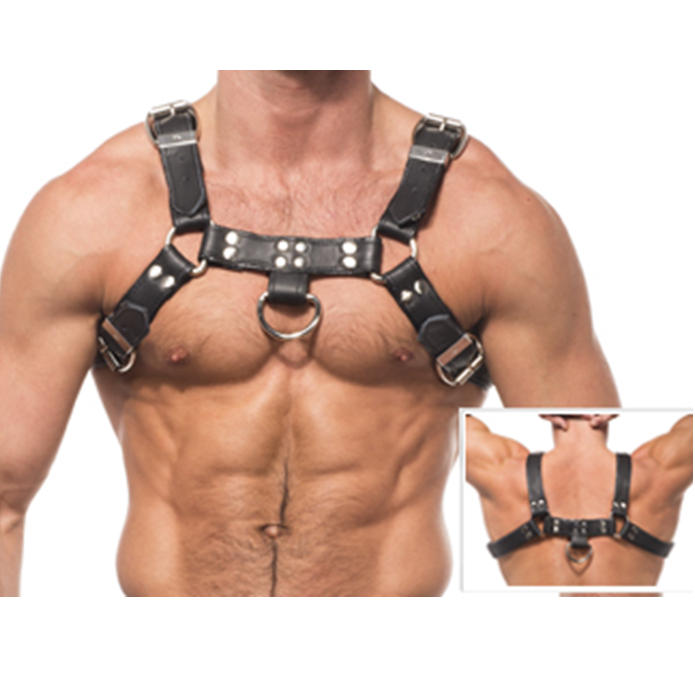 Imbracatura BDSM a Catena Leather Body — Modello III