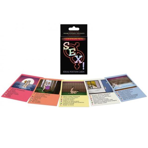 Gioco di Carte Erotico Kheper Games Sesso Avventuroso — 52 Carte