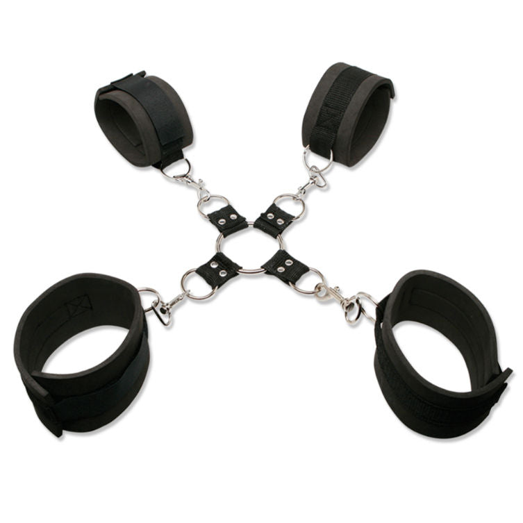 Kit Bondage Hogtie Fetish Fantasy Series — Neoprene e Metallo