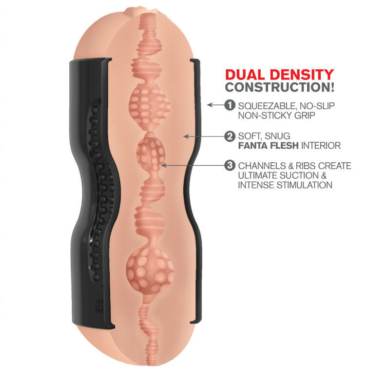 Masturbatore Maschile Doppio Pipedream Extreme Toyz — Vagina e Ano