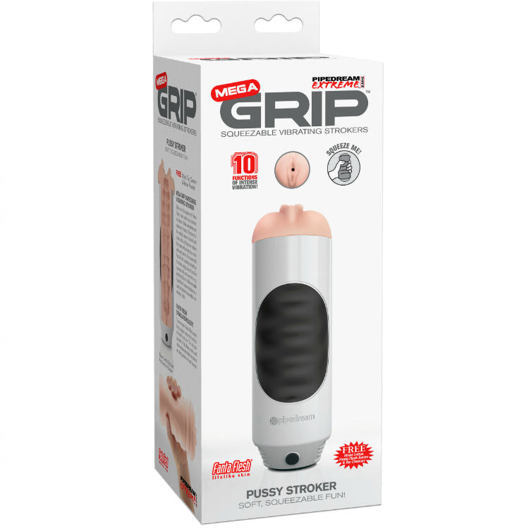 Masturbatore Maschile Realistico Pipedream Mega Grip — Fanta Flesh