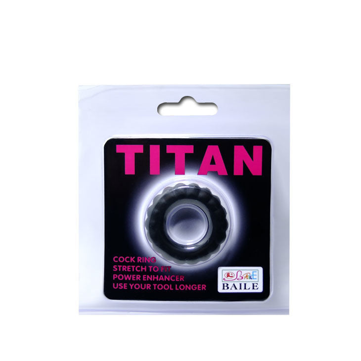 Anello Fallico Baile Titan — Silicone, diametro 2 cm