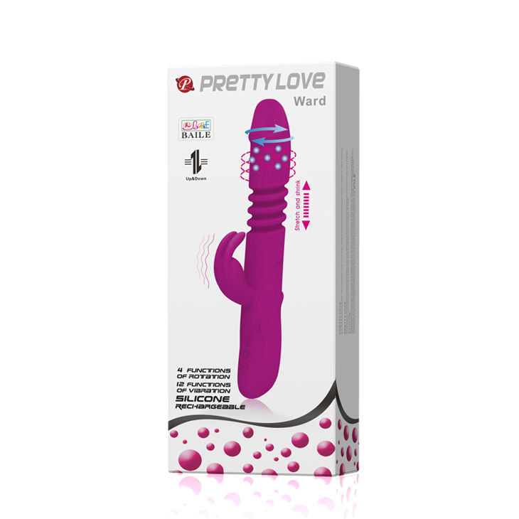 Vibratore Rabbit Pretty Love Ward — Doppio Motore Su e Giù