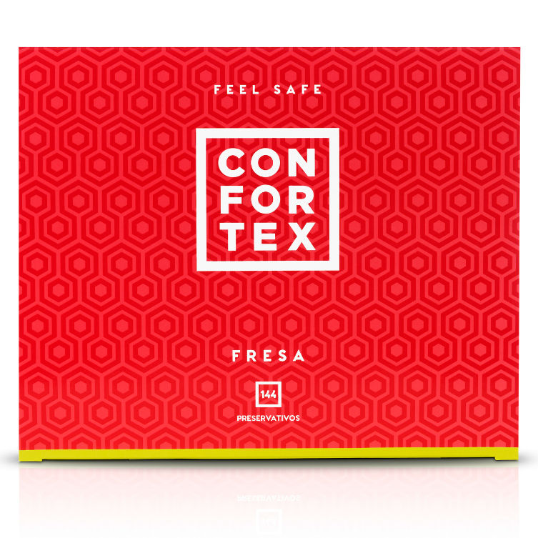 Preservativi alla Fragola Confortex — 144 Unità