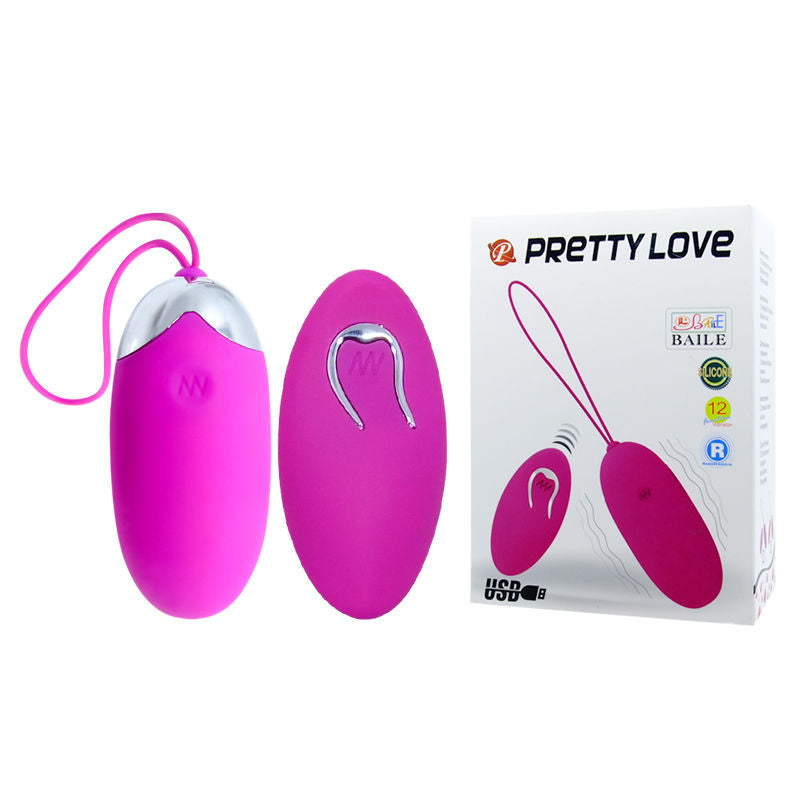 Uovo Vibrante Telecomandato Pretty Love Berger — 12 Funzioni