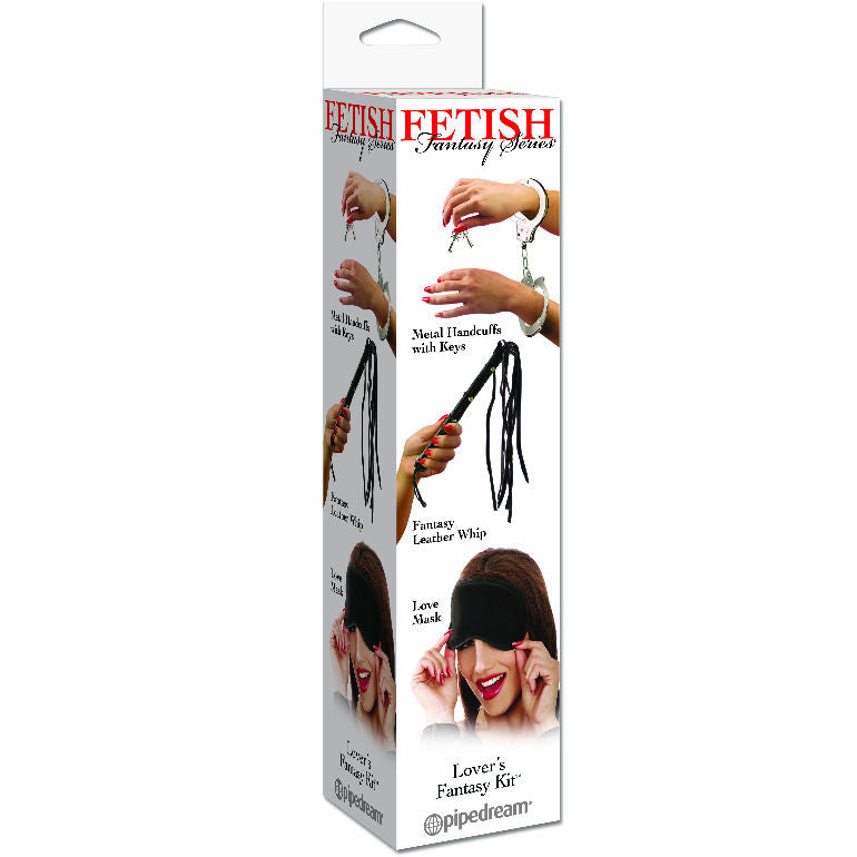 Kit Bondage per Coppie Fetish Fantasy Series — Manette e Frusta