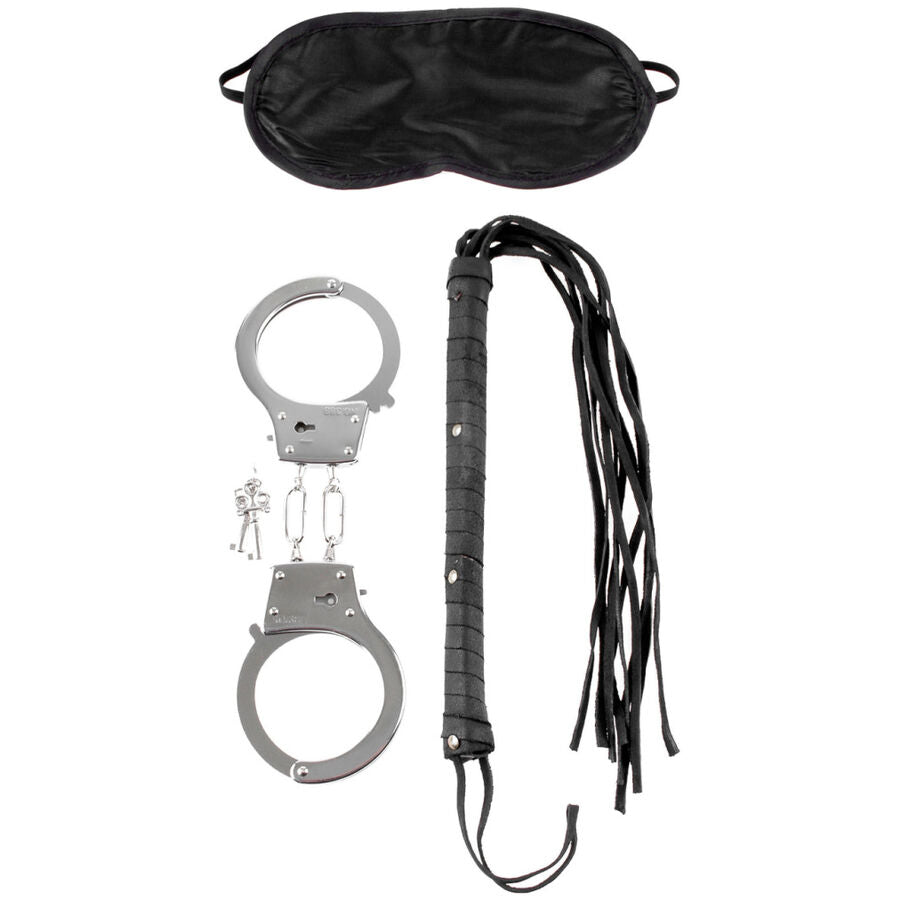 Kit Bondage per Coppie Fetish Fantasy Series — Manette e Frusta