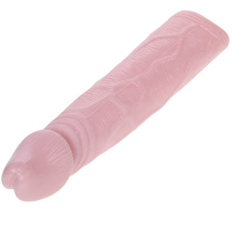 Guaina Fallica Vibrante Baile Pleasure Fantasy — TPR, 18 cm