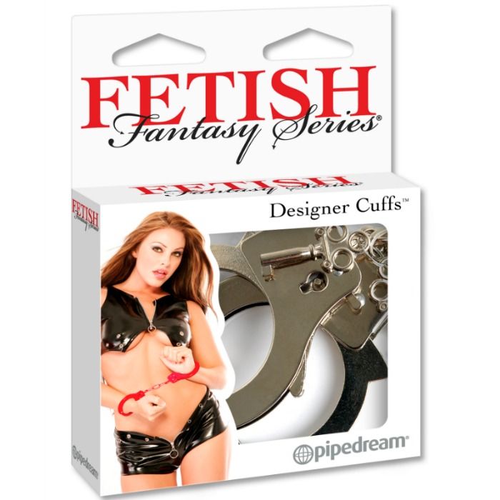 Manette BDSM in Metallo Fetish Fantasy Series — Set con Chiavi