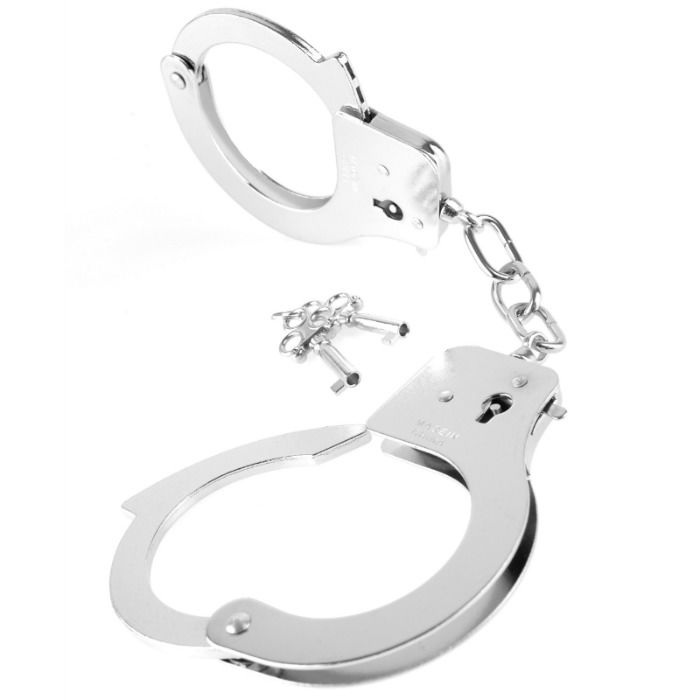 Manette BDSM in Metallo Fetish Fantasy Series — Set con Chiavi