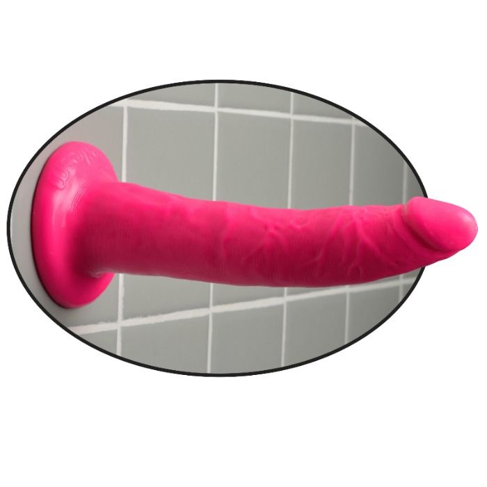 Dildo con Ventosa Dillio — 17,8 cm, Rosa