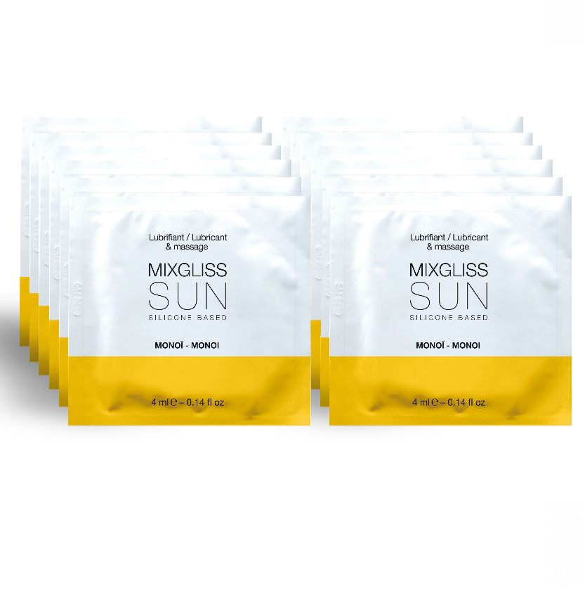 Lubrificante Intimo Base Silicone Mixgliss Monoi — 12 x 4 ml