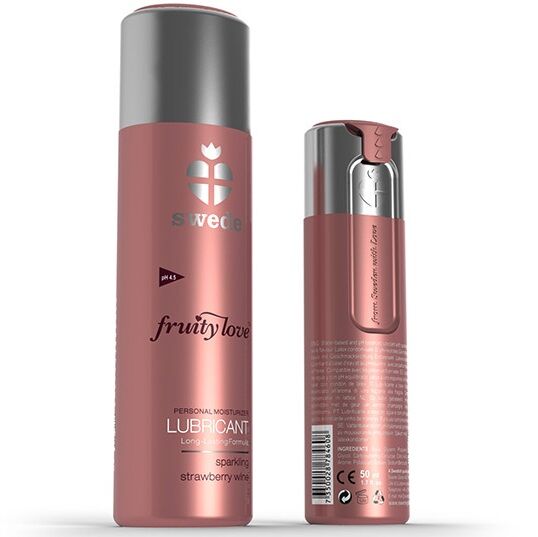 Lubrificante Intimo Base Acqua Swede Fruity Love — Fragola, 100 ml