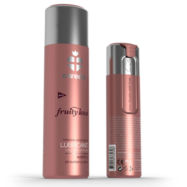 Lubrificante Intimo Base Acqua Swede Fruity Love — Fragola, 50 ml