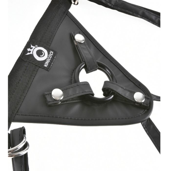 Imbracatura KING COCK Fit Rite Strap-On — Nera