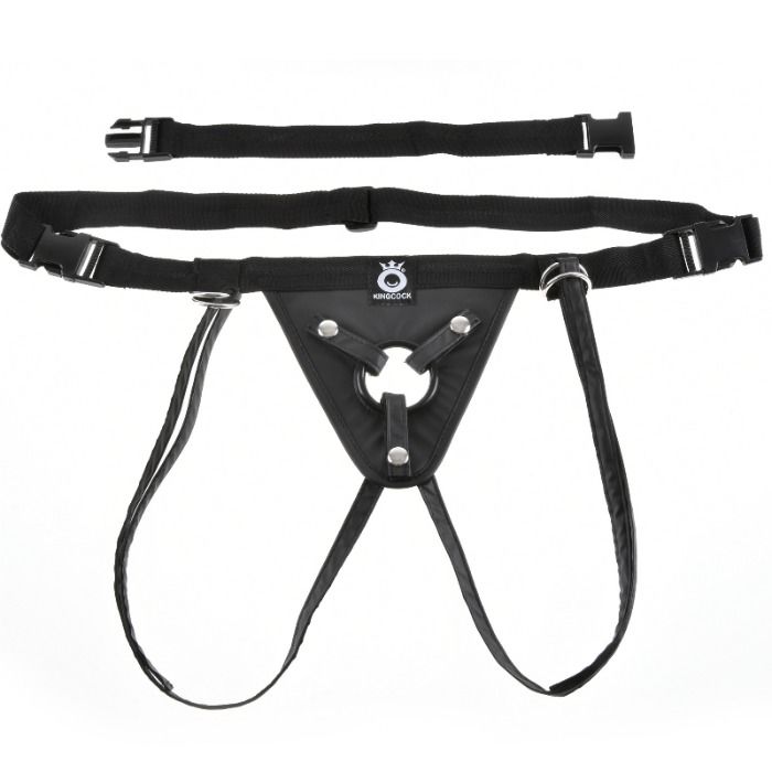 Imbracatura KING COCK Fit Rite Strap-On — Nera