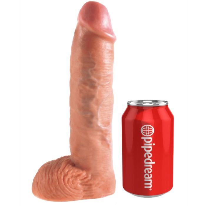 Strap-on Cavo King Cock Hollow Strap-on 10" Carne — 25.5 cm